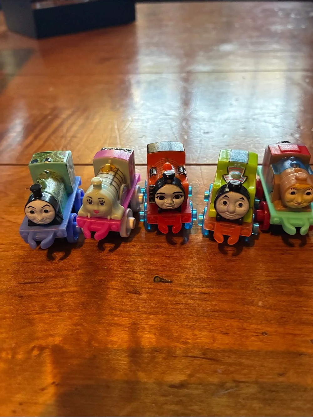 Thomas & Friends Mini Character Trains in Red, Green, Blue, Purple & Pink